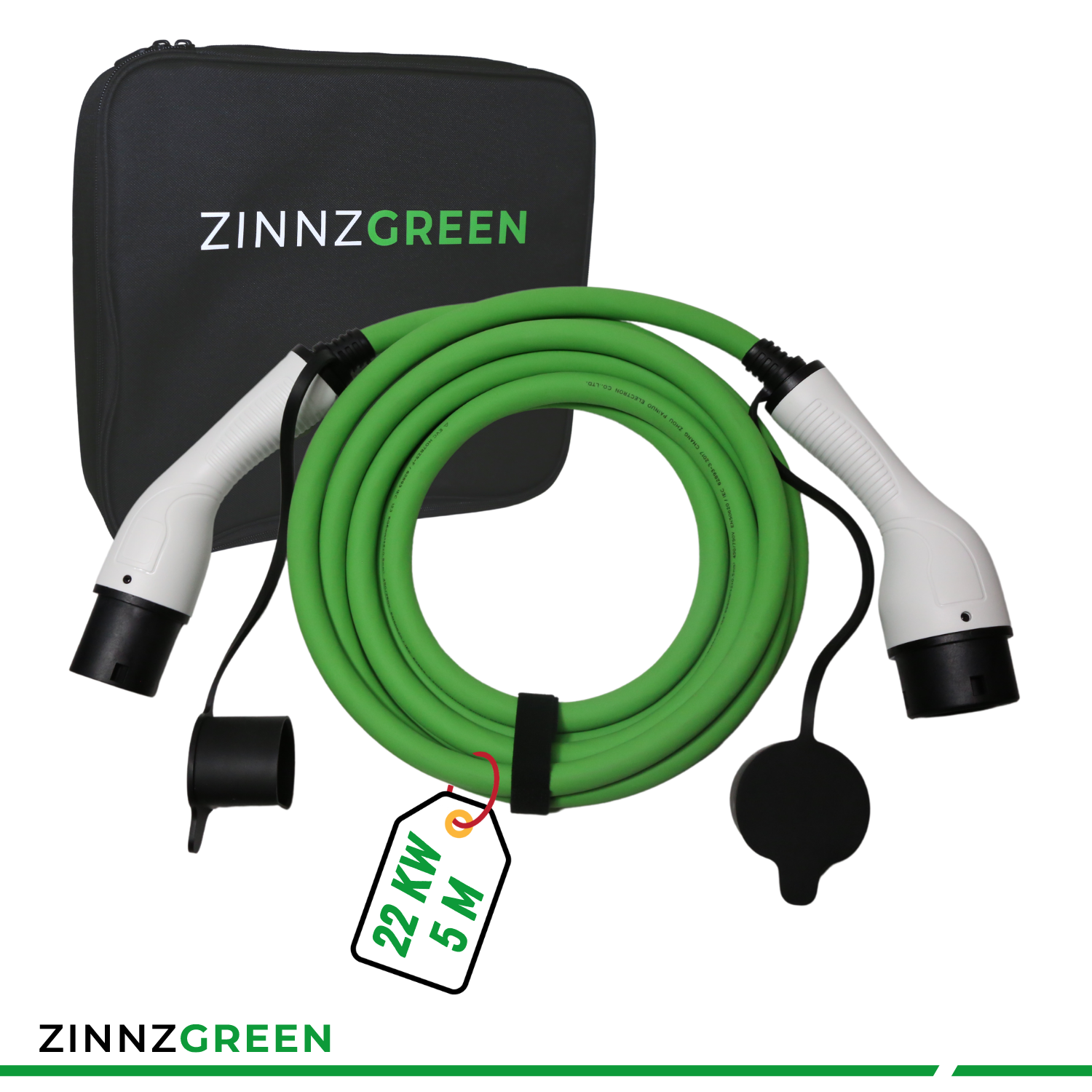 ZinnzGreen EV Ladekabel