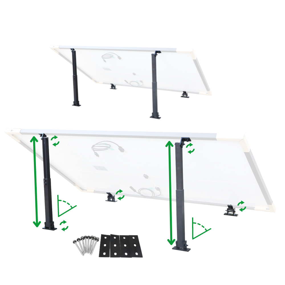 FLEXO Aufständerung für zwei Solarmodule