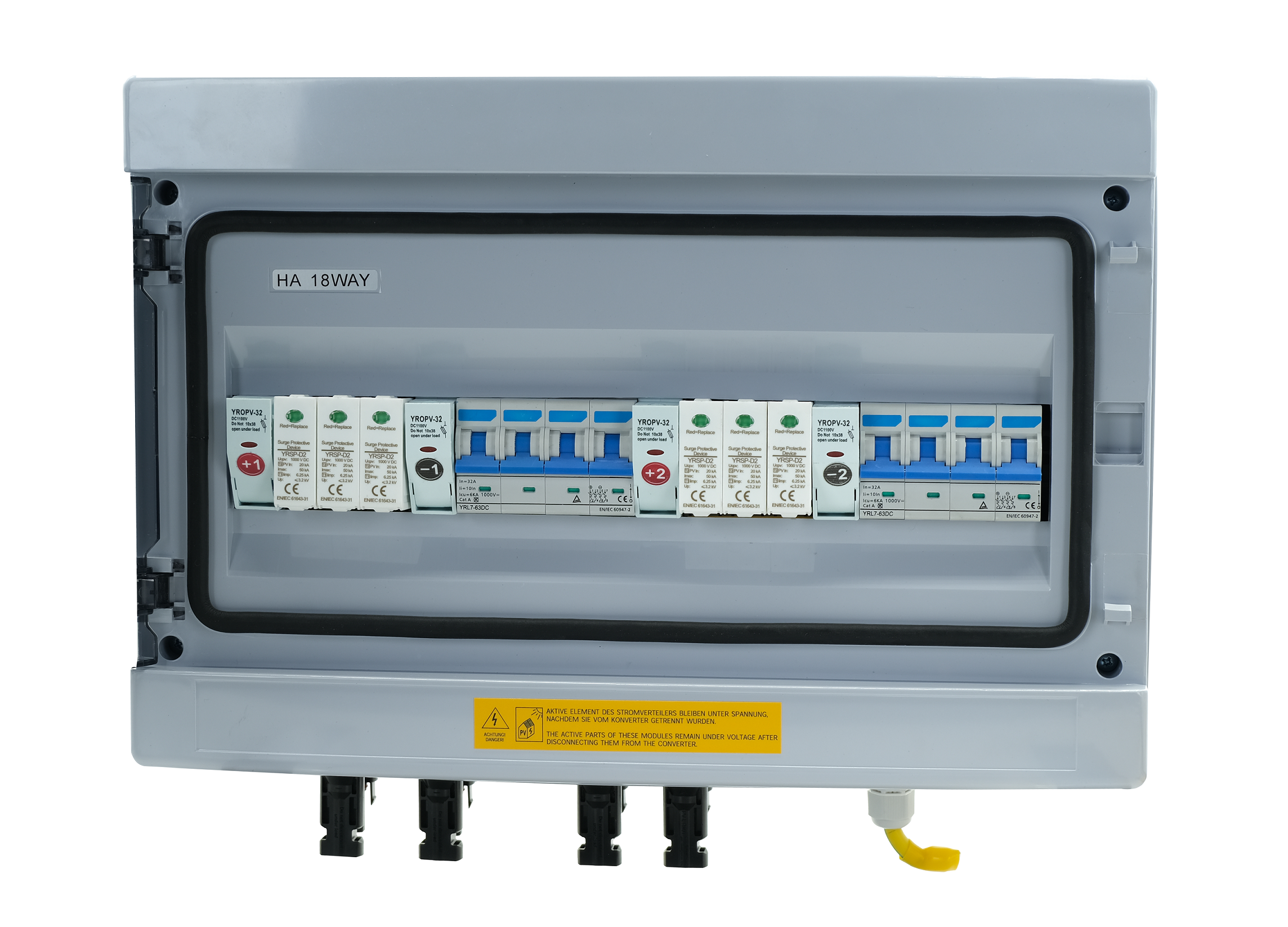 PV Anschlusskasten 2 Strings DC 1000V