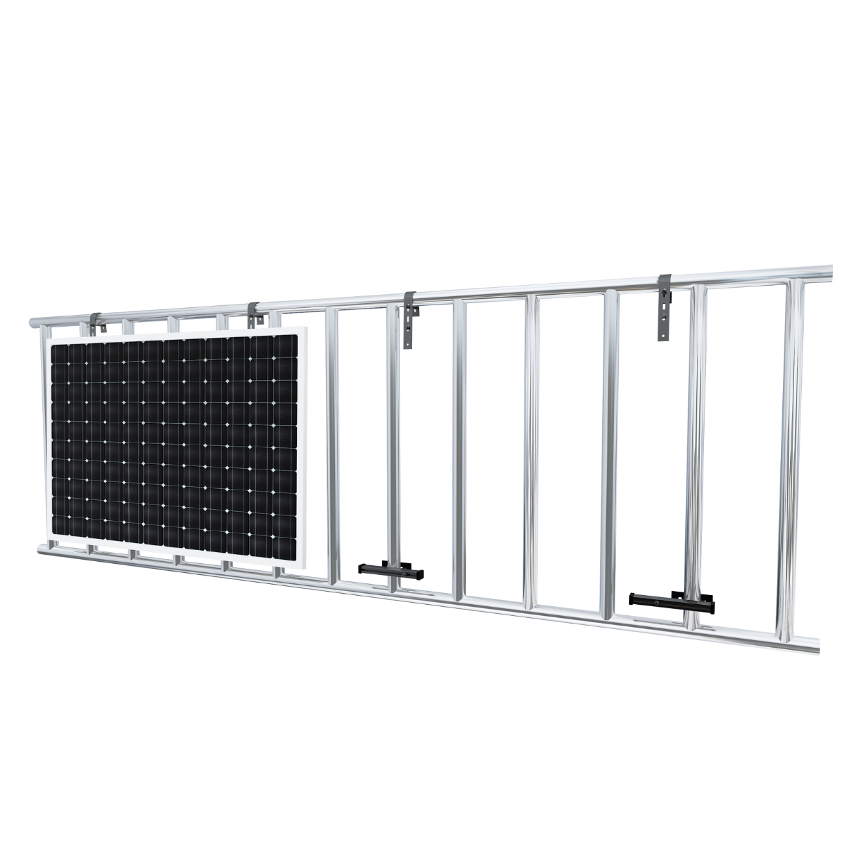 Balkonhalterung 90° für zwei Solarmodule